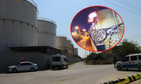 Mersin'de drone petrol tankına çarptı, patlama meydana geldi
