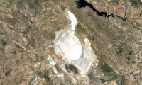 Tuz Gölü'ndeki kuraklık uydu görüntülerinde