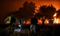 Yunanistan'da yeni bir yangın çıktı
