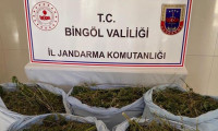 Bingöl'de 78 kilo esrar ele geçirildi