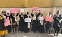 Afgan kadınlardan sessiz protesto