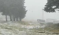 Uludağ'da ilk kar yağdı