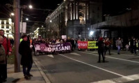 Sırbistan'da hava kirliliği protestosu