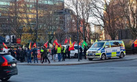 İsveç'te terör örgütü yandaşları gösteri yaptı