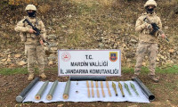 Mardin'de arazi aramasında PKK'ya ait mühimmat ele geçirildi