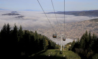 Saraybosna'da hava kirliliği gözle görülüyor