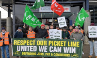 İngiltere'de grev! 40 bin demiryolu çalışanı iş bıraktı