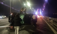 Fatih Sultan Mehmet Köprüsü'nde zincirleme kaza!