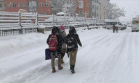 Yurdun bazı bölgelerinde eğitime kar engeli