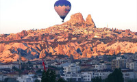 Kapadokya'da balon turlarına ara verildi