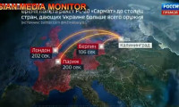 Rus devlet televizyonunda olası nükleer saldırı haritası yayınlandı