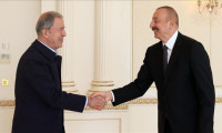 Bakan Akar ve komuta kademesi Aliyev'le görüştü