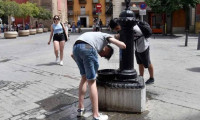 İspanya'da termometreler 40 derecenin üzerini gösterdi