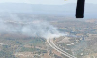 İzmir Çeşme'de makilik yangını
