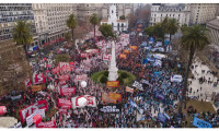 Arjantin'de IMF protestosu