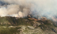 Datça'da orman yangını 