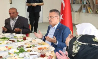 Cumhurbaşkanı Yardımcısı Oktay'dan huzurevi ziyareti