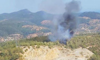 Burdur'da çıkan orman yangınına müdahale ediliyor