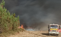 Fransa'nın güneyindeki yangın 1300 hektar alanı kül etti