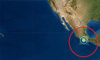 Meksika'daki deprem böyle görüntülendi