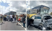 İETT otobüsü yaza yaptı, 13 kişi yaralandı