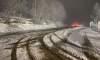 Kütahya'da kar yağışı: Kocayayla geçidi beyaza büründü