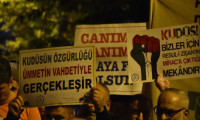 Türkiye'de Filistinlilere destek gösterisi