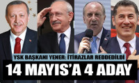 YSK Başkanı Yener 'kesin kararı' açıkladı: 14 Mayıs'a 4 aday
