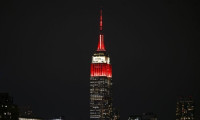 Empire State Binası Türk bayrağının renklerine büründü