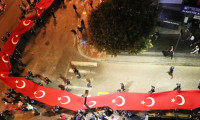 Samsun'da 1919 metrelik Türk bayrağı açıldı