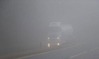 Bolu Dağı'nda sis nedeniyle görüş mesafesi düştü