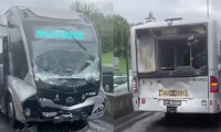 İstanbul'da metrobüs kazası: Büyük hasar var