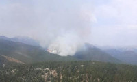 Antalya'daki orman yangını ikinci gününde