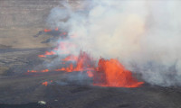 Hawaii'deki  yanardağ tekrar faaliyete geçti