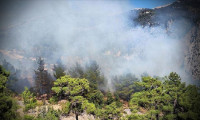 Antalya'nın Kaş ilçesinde orman yangını!