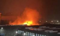 İstanbul'da film platosunda korkutan yangın