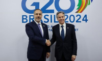 Fidan G20 zirvesinde Blinken ile görüştü