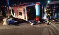 Tekirdağ'da korkunç kaza: 15 yaralı