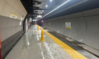 Bahçelievler'de metro istasyonunu su bastı