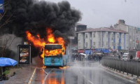 Halk otobüsüne molotoflu saldırı!