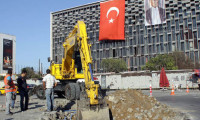 Taksim'de yeni kazı