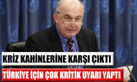 Kemal Derviş krize dikkat çekti!