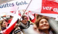 ​Almanya'da işten çıkarma protestosu