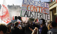 Fransa'da işsizlik sigortası protestosu