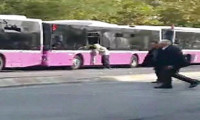 ​İstanbul'da otobüs yaktılar