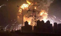 Çin'in Tiercin kentinde büyük patlama