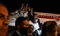 Türk işçiler Ankara'ya indi