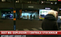 Stockholm'den şiddetli patlama