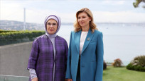 Emine Erdoğan, Ukrayna liderinin eşi Zelenska'yı ağırladı