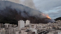 Brezilya'da korkutan yangın 
